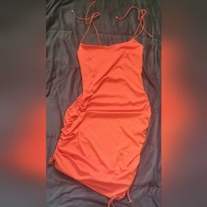 Orange dress